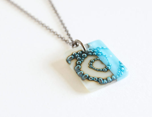 Glass Pendant Necklace #5