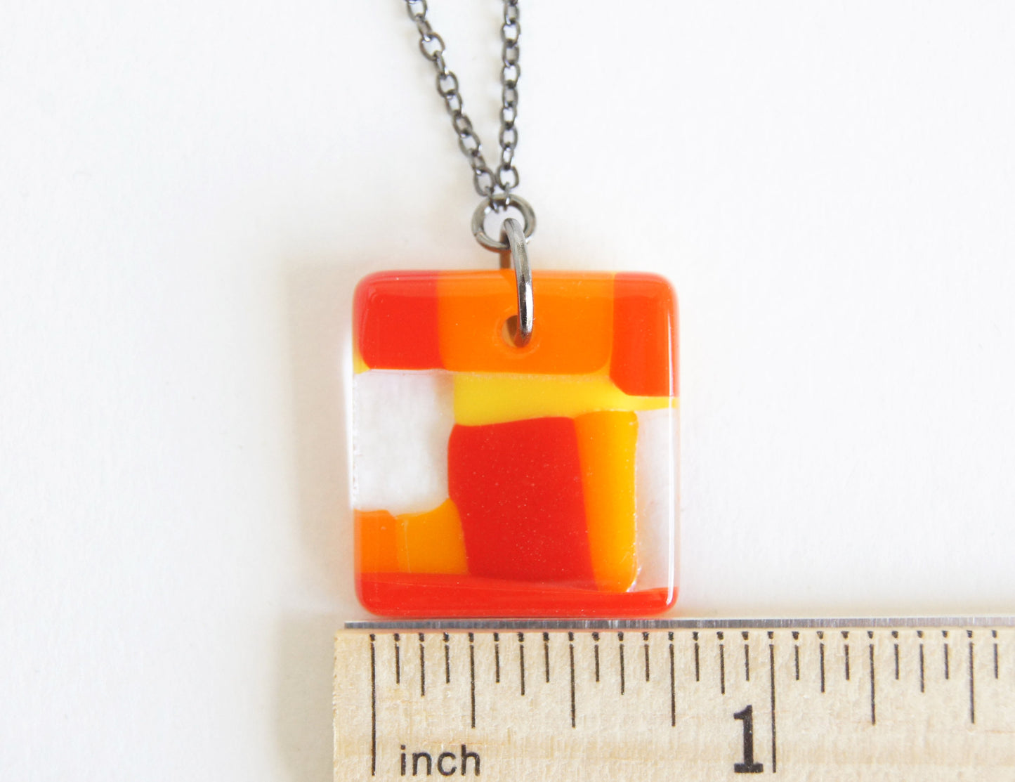 Glass Pendant Necklace #10