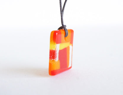 Glass Pendant Necklace #10