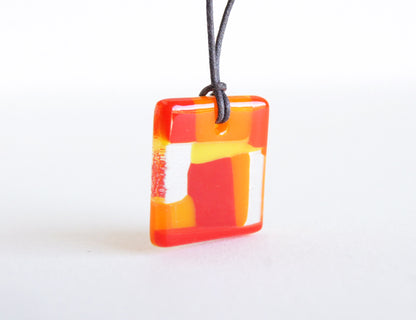 Glass Pendant Necklace #10