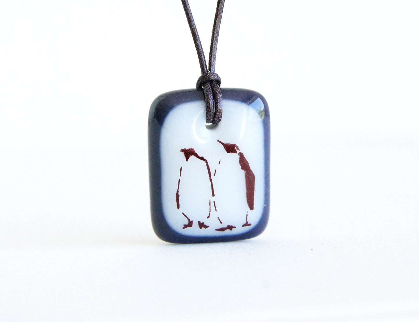 Emperor Penguin jewellery for couples gift. 