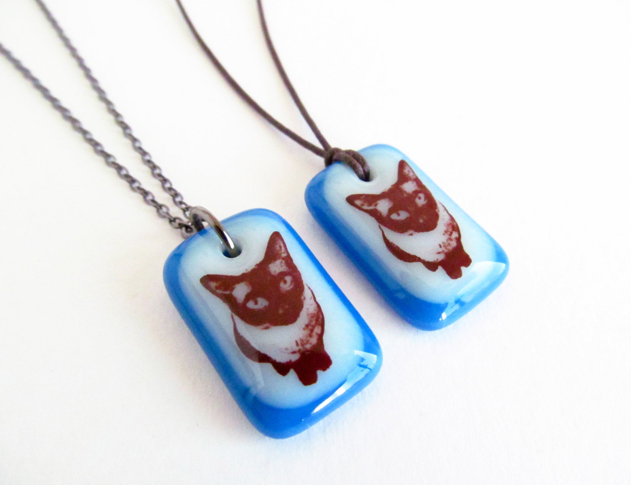 Siamese sale cat necklace