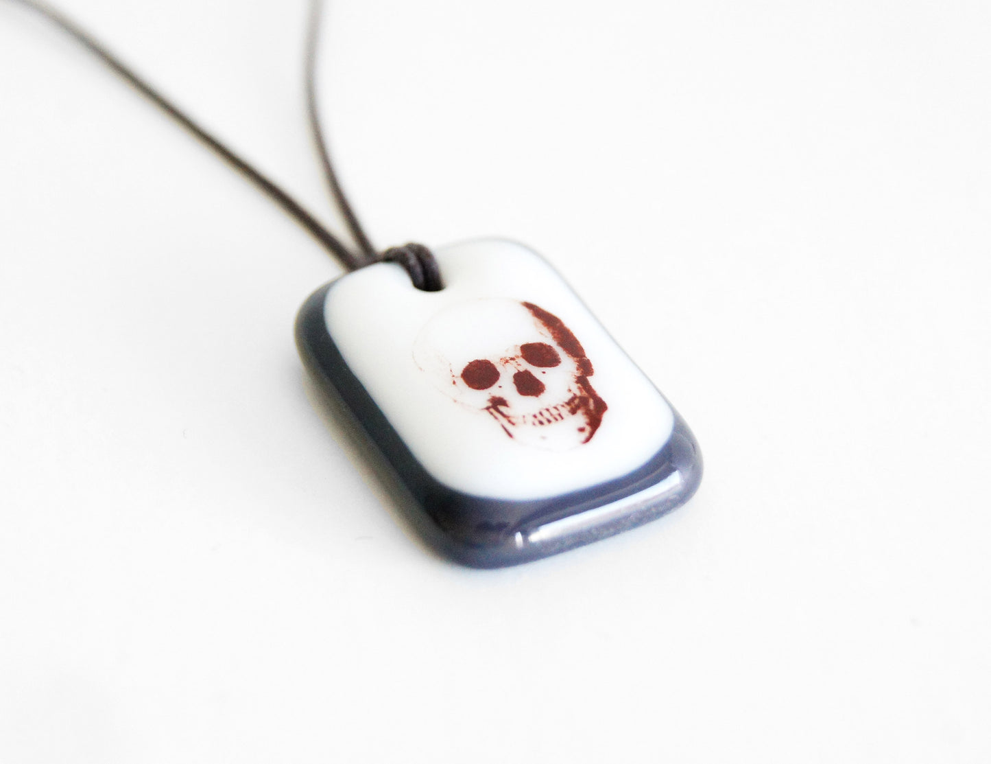 Day of the Dead pendant necklace. 