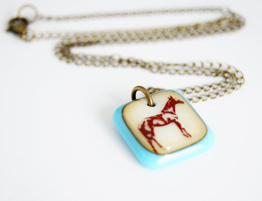 Thoroughbred Horse Necklace